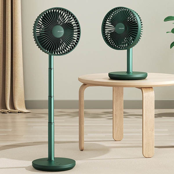 JISULIFE FA13P Rechargeable Desk Fan 8000mAh Green