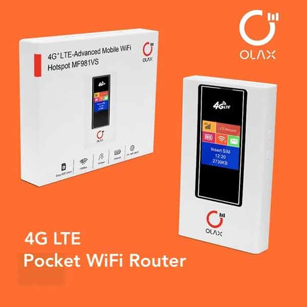 Used Olax MF981VS 4G LTE Mobile WiFi Pocket Router