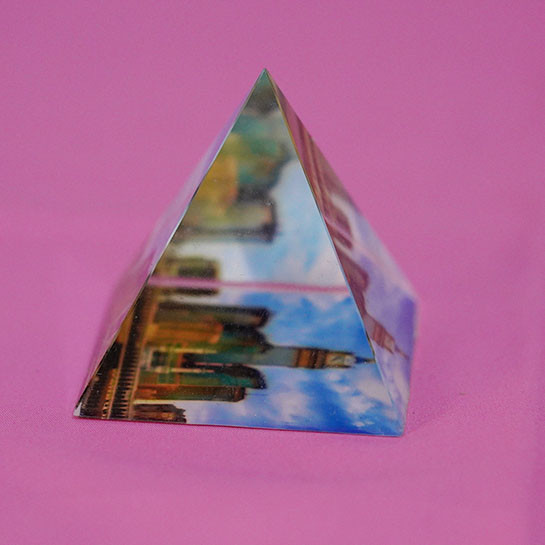 Pyramid shape paperwait